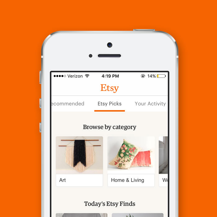 etsy app design